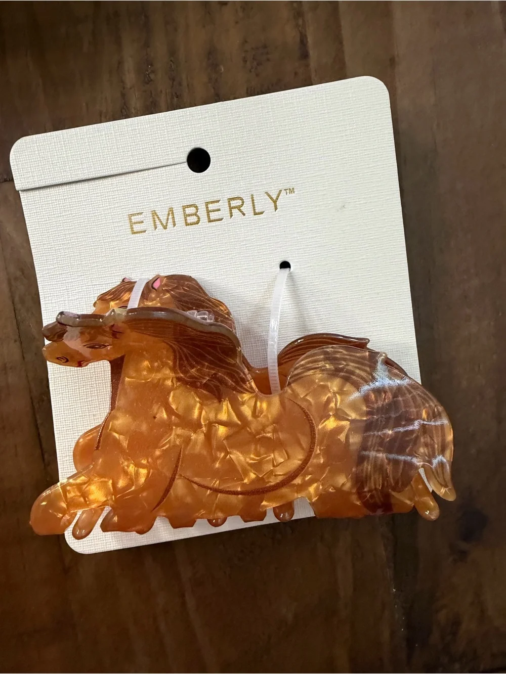 Emberly horse hair claw hair clip new women’s girls hair clip hair claw new